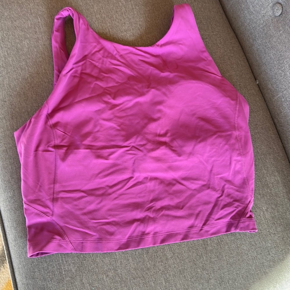 Lululemon Align Tank High Neck. Worn once. Pads included EIC. Sz 10